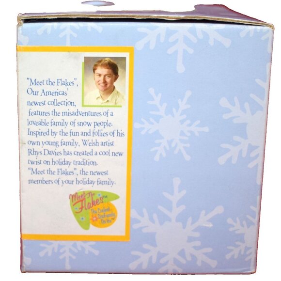 Meet the Flakes Y205 Juniors on Thin Ice Candle Topper with box 2002 - Picture 7 of 8